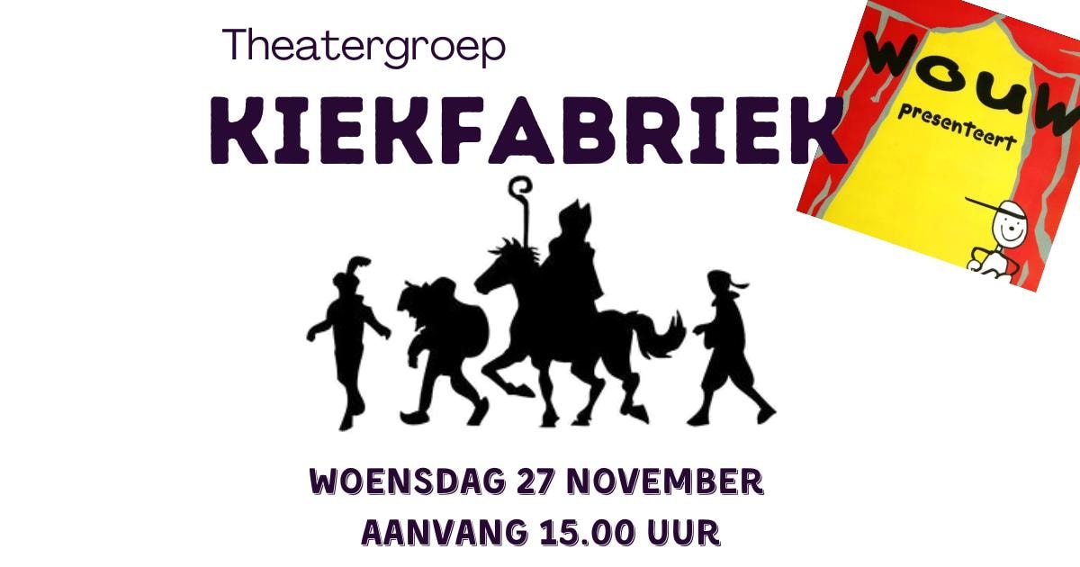 Sinterklaas-voorstelling van de Kiekfabriek